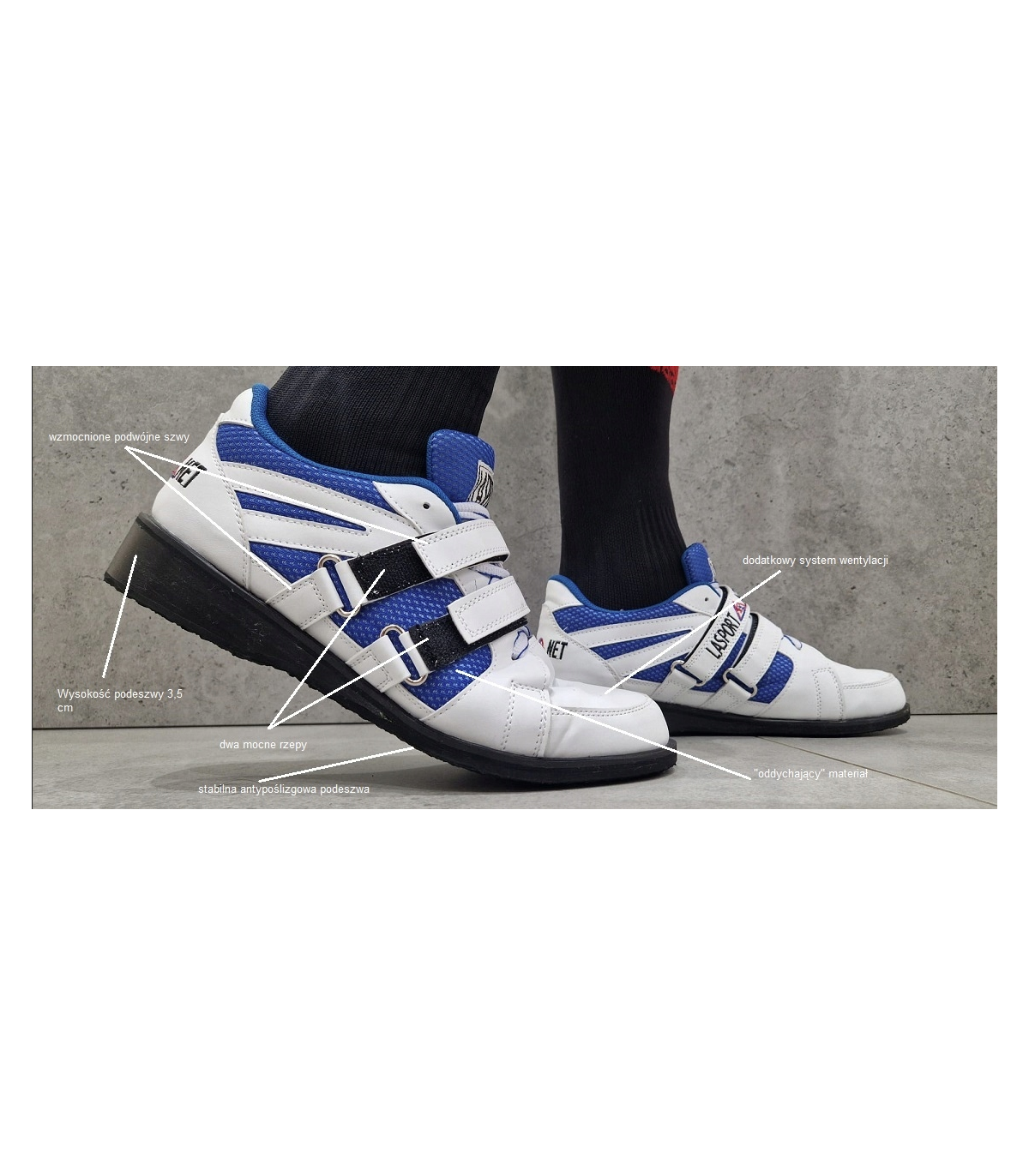 LA SPORT - BUTY DO PODNOSZENIA CIĘŻARÓW